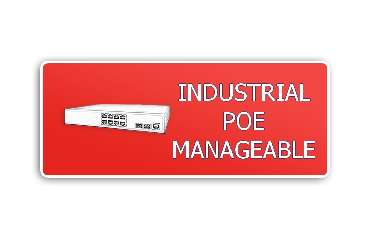 INDUSTRIELE MANAGED POE NETWERKSWITCH