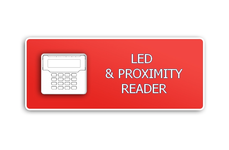 KEYPAD LED MET GEINTEGREERD PROXIMITY