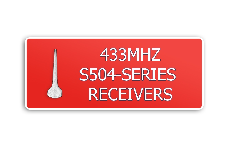 ONTVANGERS 433MHZ S504-SERIES